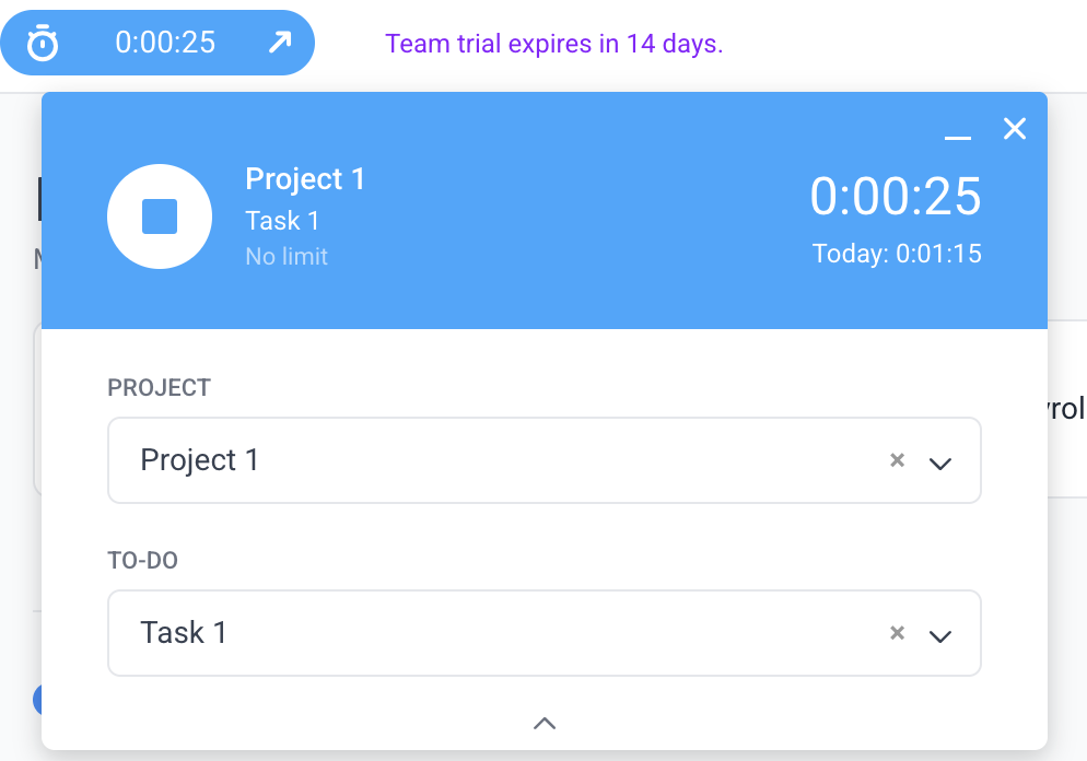 hubstaff timer