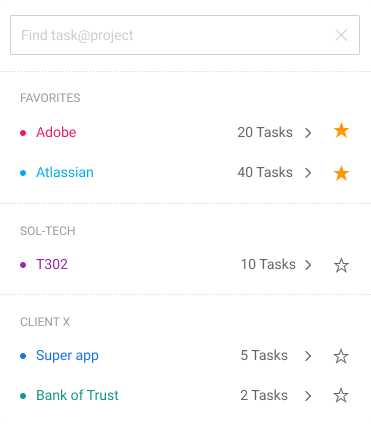 Set up projects for agency time tracking