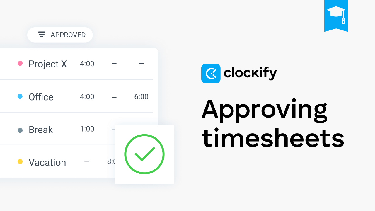 time tracking tutorial approval