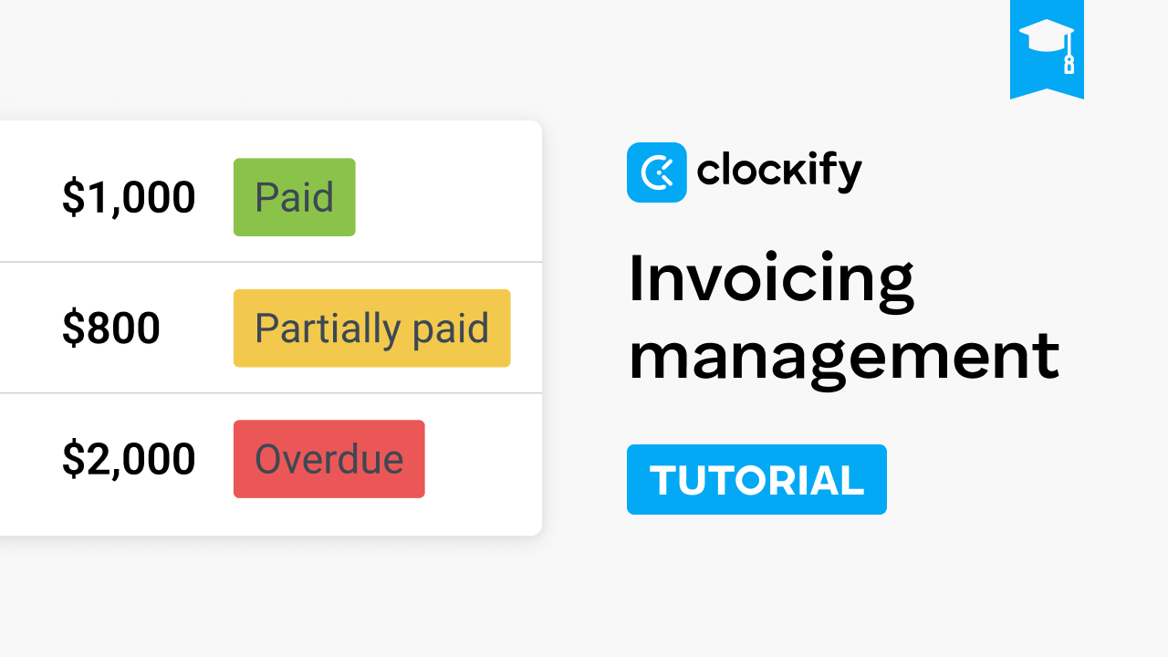 time tracking tutorial invoicing-management
