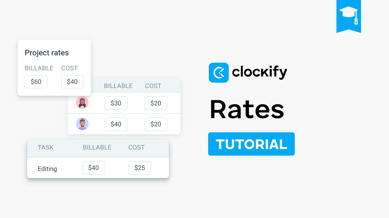 time tracking tutorial rates